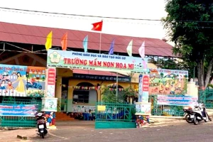 Trường Mầm non Họa Mi – một trong 6 cơ sở GD có một số khoản thu sai quy định tại huyện Đức Cơ (Gia Lai).