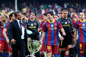 Laporta từng lên tột đỉnh vinh quang cùng Barca nhờ Messi trong giai đoạn đầu làm chủ tịch.