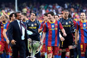 Laporta từng lên tột đỉnh vinh quang cùng Barca nhờ Messi trong giai đoạn đầu làm chủ tịch.