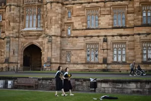 Du học sinh Trung Quốc tại Australia.