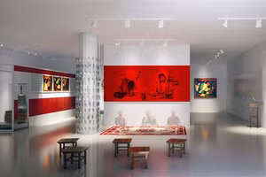 Không gian chính diện của “Mắt Xẩm”.