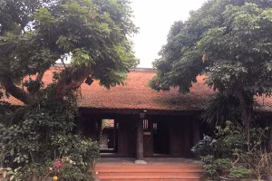 Khu đền thờ từ đường nhà thơ Nguyễn Khuyến tại Hà Nam.