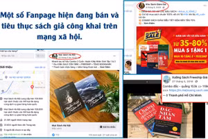 Đề nghị xử lý mạng xã hội bán sách giả