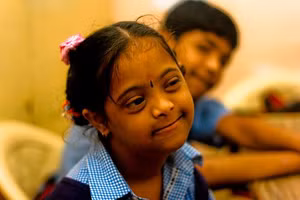 Cô Pandey hy vọng học sinh khuyết tật được đến trường.