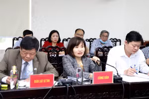 Cô Nguyễn Thị Khánh trình bày nguyện vọng được tiếp tục công việc dạy học.