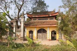 Chùa Diên Phúc tại Mai Lâm, nơi có dòng hậu duệ nhà Lý sinh sống.