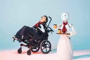 Quán cà phê robot điều hành bởi người khuyết tật 