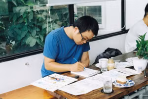 Họa sĩ Đỗ Thái Thanh còn dự định vẽ về các nữ anh hùng.