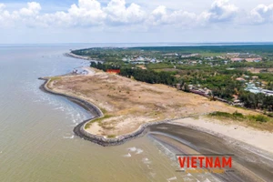 Toàn cảnh Khu đô thị lấn biển Cần Giờ nhìn từ trên cao. Ảnh: Minh Tú - Vietnam Property Forum