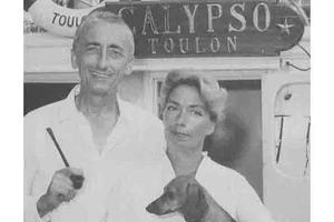 Jacques-Yves Cousteau và Simone Melchior.