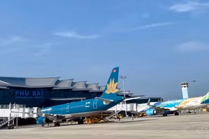 Nhà ga hành khách T2 - Cảng hàng không Quốc tế Phú Bài được đưa vào khai thác từ ngày 28/4/2023.