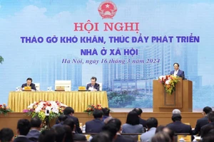 Thủ tướng chủ trì Hội nghị tháo gỡ khó khăn, thúc đẩy phát triển nhà ở xã hội