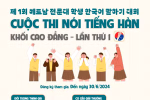 Phát động cuộc thi nói tiếng Hàn cho sinh viên các trường cao đẳng toàn quốc