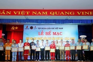 Trao giải Hội thi Tay nghề Dầu khí lần thứ VII