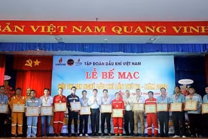 Trao giải Hội thi Tay nghề Dầu khí lần thứ VII