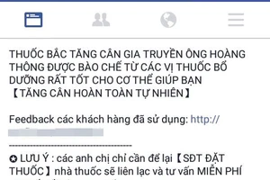 Dễ béo bệu vì thuốc tăng cân gia truyền trên mạng