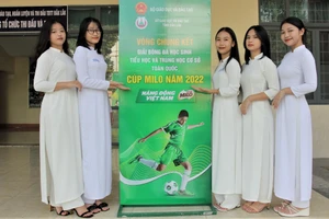 Học sinh Đắk Lắk với Cup Milo năm 2022.