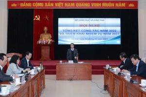 Bộ trưởng Nguyễn Kim Sơn chủ trì Hội nghị tổng kết năm 2022, triển khai nhiệm vụ năm 2023.