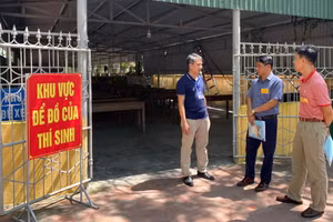 Điểm thi Trường THPT Gia Lộc II đã sẵn sàng, chờ giờ trống điểm trường thi.