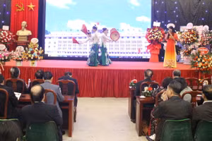 Toàn cảnh buổi lễ.