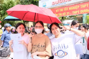 Thí sinh tham dự Kỳ thi tốt nghiệp THPT năm 2023.