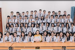 Một lớp chuyên của Trường THPT chuyên Nguyễn Trãi (Hải Dương). Ảnh: Website nhà trường.