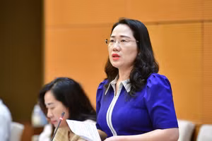 Đại biểu Nguyễn Thị Thủy (Đoàn ĐBQH tỉnh Bắc Kạn).