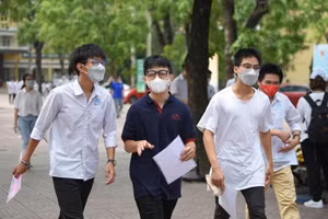 Thí sinh tham dự Kỳ thi tốt nghiệp THPT 2022.