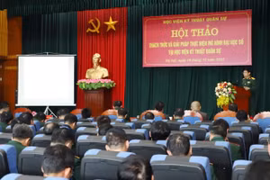 Toàn cảnh hội thảo.
