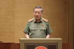 Bộ trưởng Bộ Công an Tô Lâm.