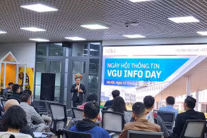 TS Hà Thúc Viên - Phó hiệu trưởng Trường ĐH Việt Đức trao đổi một số thông tin về đào tạo, tuyển sinh năm 2023.