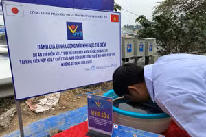 Bãi rác Nam Sơn sau 7 ngày xử lý mùi bằng công nghệ Nhật Bản