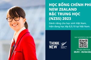 Học bổng Chính phủ New Zealand bậc trung học (NZSS) 2023 chính thức nhận hồ sơ đến hết ngày 5/4/2023.