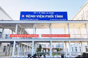 Bệnh viện Phổi tỉnh Lai Châu, nơi tiếp nhận điều trị các bệnh nhân dương tính với SARS-CoV-2.