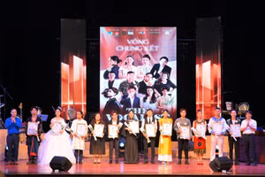 Đêm chung kết cuộc thi tìm kiếm tài năng âm nhạc Quảng Bình “The Vocalist 2022”. 