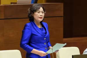 Thống đốc Ngân hàng Nguyễn Thị Hồng.