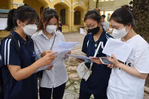 Thí sinh tham dự Kỳ thi tốt nghiệp THPT năm 2022