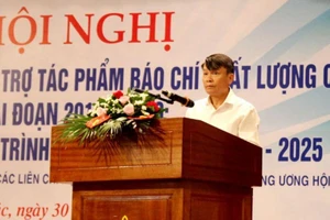 Phó Chủ tịch Thường trực Hội Nhà báo Việt Nam Nguyễn Đức Lợi. 