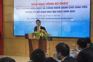 GS.TS Tạ Ngọc Đôn - Vụ trưởng Vụ KH&CN đã chp biết mộ số điểm mới và tính ưu việt của TT 45/2020