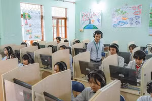 Cơ sở vật chất, trường lớp ở Điện Biên ngày càng được đầu tư khang trang. Ảnh: Minh Đức