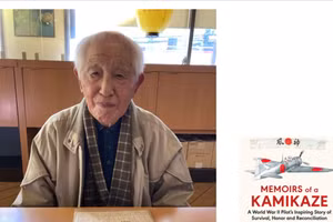 Kazuo Odachi, phi công Kamikaze còn sống sót và quyển hồi ký của ông.