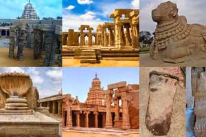 Đền Veerabhadra kỳ bí và lộng lẫy mọi góc độ. Ảnh: Bhagyashritravels.com