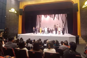 Ba đêm công diễn 'Hồn Trương Ba, da hàng thịt' phiên bản 2024, rạp Công nhân kín chỗ. Ảnh: Bình Thanh.