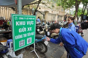 Tiện lợi, minh bạch từ dịch vụ trông giữ xe không dùng tiền mặt.