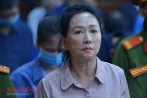 Bị cáo Trương Mỹ Lan tại tòa. Ảnh: SGGP