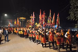 Lễ khai hội Tản Viên Sơn Thánh sẽ diễn ra lúc 8 giờ ngày 14 tháng Giêng (ngày 23/2/2024). Ảnh: BTC.