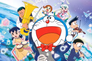 Sau chưa đầy 6 ngày công chiếu tại Việt Nam, phim 'Doraemon: Nobita và bản giao hưởng địa cầu' đã đạt doanh thu trên 77 tỷ đồng.