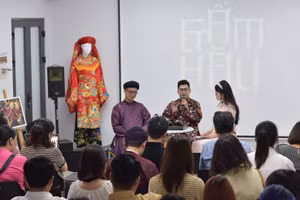 Talkshow 'Gấm hầu' được sinh viên Trường Khoa học Liên ngành và Nghệ thuật tổ chức nhằm lan tỏa văn hóa thực hành tín ngưỡng thờ Mẫu Tứ Phủ. 