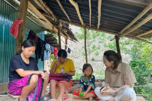 Hai chị em dâu Sung Cá Dua và Sùng Thị Sáng lấy chồng về trong gia đình cả bố và mẹ chồng đều nghiện.