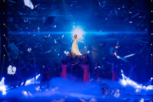 Bảo Ly đã thể hiện xuất sắc phần thi với ca khúc 'You raise me up'.